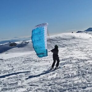 Parawing Ozone sulla neve in Alto Sangro